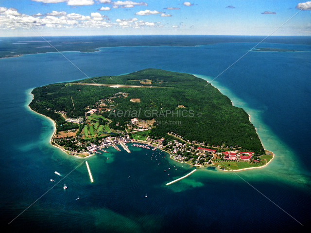 Mackinac Island in Mackinac County, Michigan